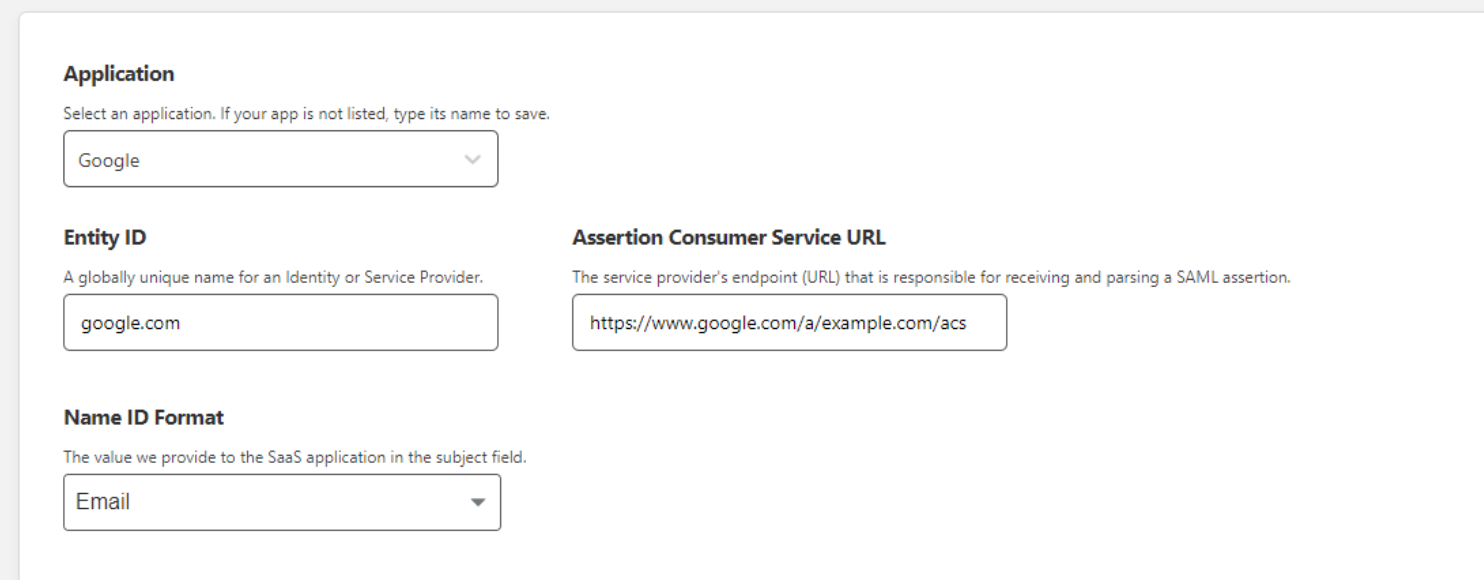 Add fields to the Zero Trust application