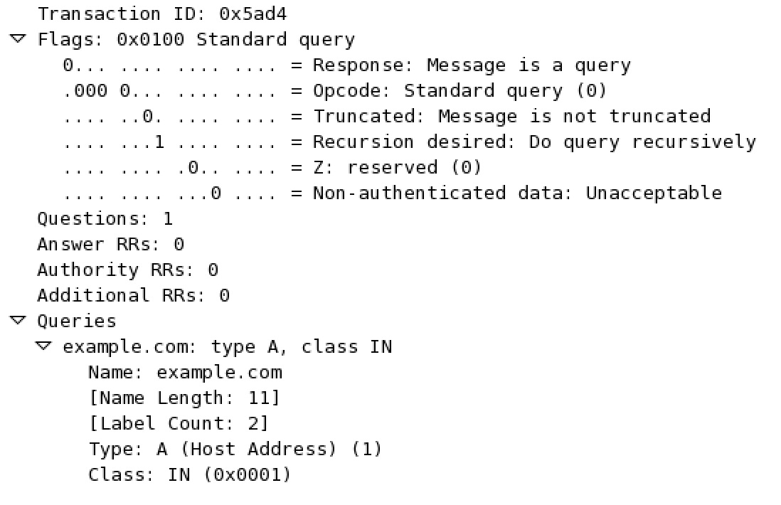 dns-wireshark