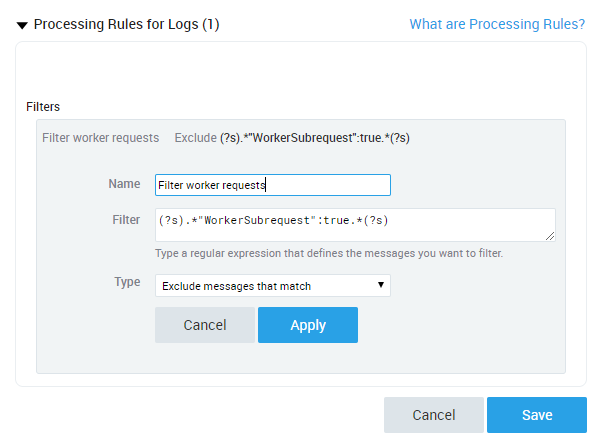 Sumo Logic Processing Rules for Logs